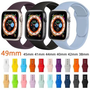 Apband watch bands Sport bracelet belt Silicone Strap for Apple Watch band 8 7 41mm 45mm SE 6 44mm 40mm 38mm 42mm Rubber soft watchband for iWatch series 5 4 3 2 1