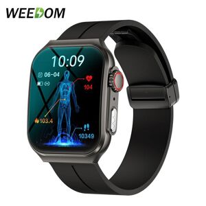 WEEDOM 1.96 Inch HD Touch Screen Bluetooth Call Smart Watch ECG Health Monitoring AI Voice Assistant Smartwatch Sports Tracking Smartwatch Android IOS
