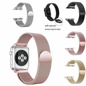 j-Daily necessities For Apple Watch Band Band 44mm 40mm for Iwatch Series 6 SE 5 4 3 42mm 38mm Milanese Loop Strap Wristbands Metal Stailnless Steel Watchband Bracelet