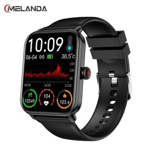 MELANDA 1.83" HD Bluetooth Call Smart Watch Men Sports Tracker Health Monitor IP68 Waterproof Women Smartwatch NY39