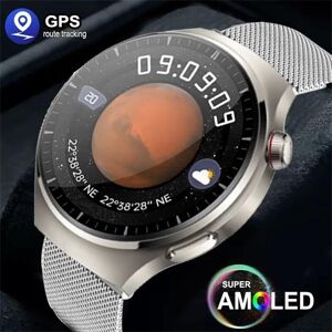 SACOSDING Smart Watch SACOSDING GT4 Pro Smart Watch Men NFC GPS Tracker AMOLED 360*360 HD Screen Heart Rate Bluetooth Call SmartWatch 2023 New