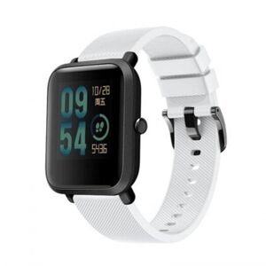 HOD Health&Home 20Mm Soft Silicone Watch Strap For Amazfit Bip / Lite White