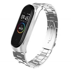 HOD Health&Home Stainless Steel Wrist Strap For Xiaomi Mi Band 4 Smart Wristband Silver