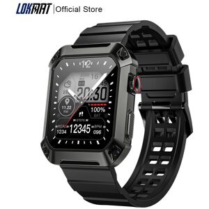 LOKMAT Sport Smart Watch Waterproof Bluetooth Calls Smartwatches 1.85 inch Touch Screen Heart Rate Monitor Fitness Tracker