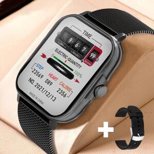 Wula Mall 2024 New Bluetooth Answer Call Smart Watch Men Full Touch Dial Call Fitness Tracker IP67 Waterproof Smartwatch