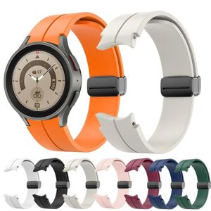 MY-CASE Silicone Strap for Samsung Galaxy Watch 5/4 44mm 40mm Watch5 Pro 45mm Magnetic Buckle Band Watch 4 Classic 42mm 46mm