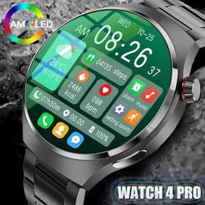 Zodvboz 2023 NFC Smart Watch Men GT4 Pro 390*390 HD Screen Heart Rate Bluetooth Call IP68 Waterproof SmartWatch For Huawei Xiaomi+Box