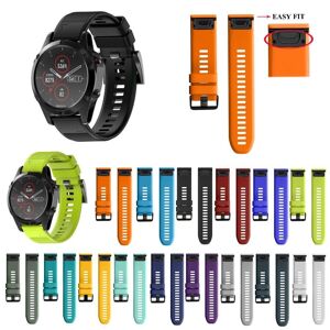 WHOP-A1 20mm 22mm 26mm Smart Watch Band Straps For Garmin Fenix 6 6pro 6X 5X 5 5plus 3 3HR Forerunner 935 945 Quick Release Strap Silicone Bracelet