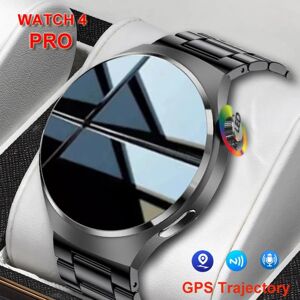 Zodvboz For Android Watch 4 Pro NFC Smart Watch Men GPS Tracker AMOLED 360*360 HD Screen Blood Sugar BT Call Waterproof SmartWatch 2024