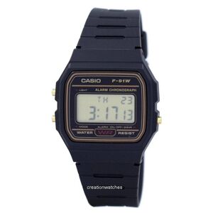 Casio Alarm Chronograph Digital F-91WG-9S F91WG-9S Men's Watch