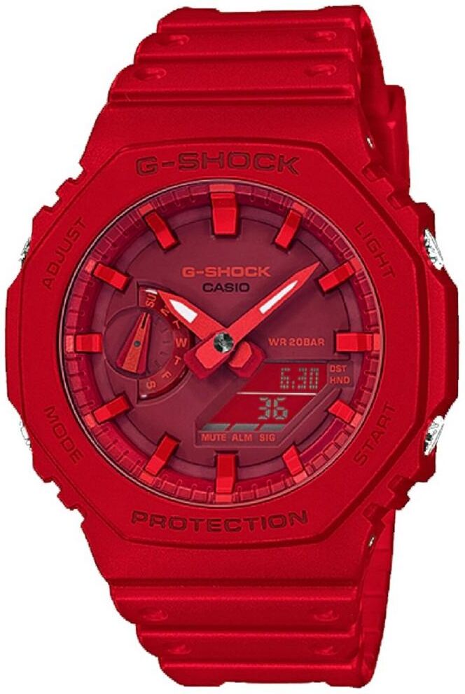 Casio G-Shock Carbon Core Guard Resin Strap Analog Digital GA-2100-4A GA2100-4 200M Men's Watch