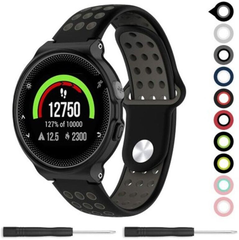 HOD Health&Home Silicone Sports Band Strap For Garmin Approach S6 / S20 S5 Black