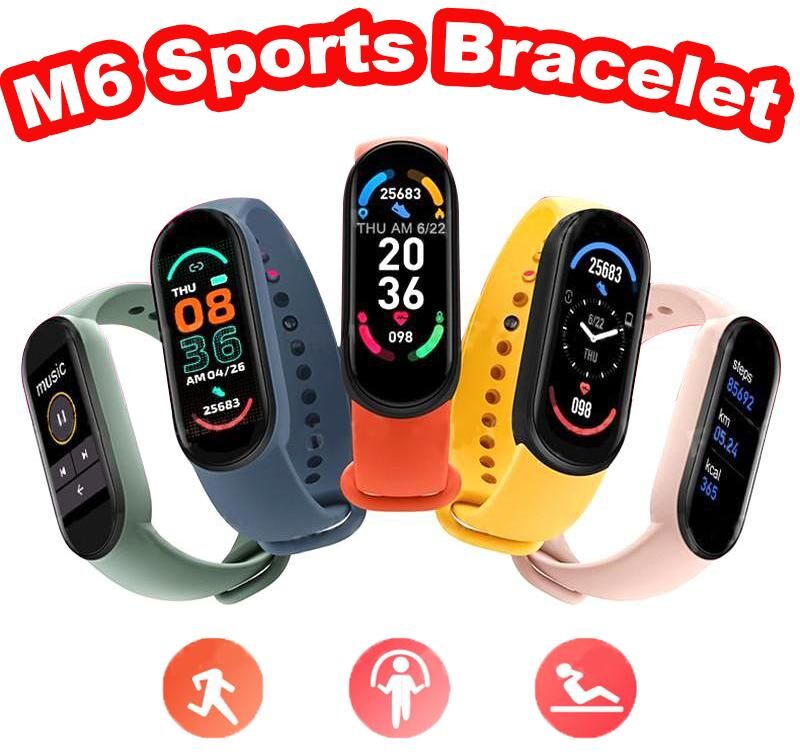 Lenovo Dreamlife M6 Smart Watch message reminder Waterproof Wireless Tracker Heart Rate Monitor sleep monitoring Bluetooth Smart Band sports bracelet