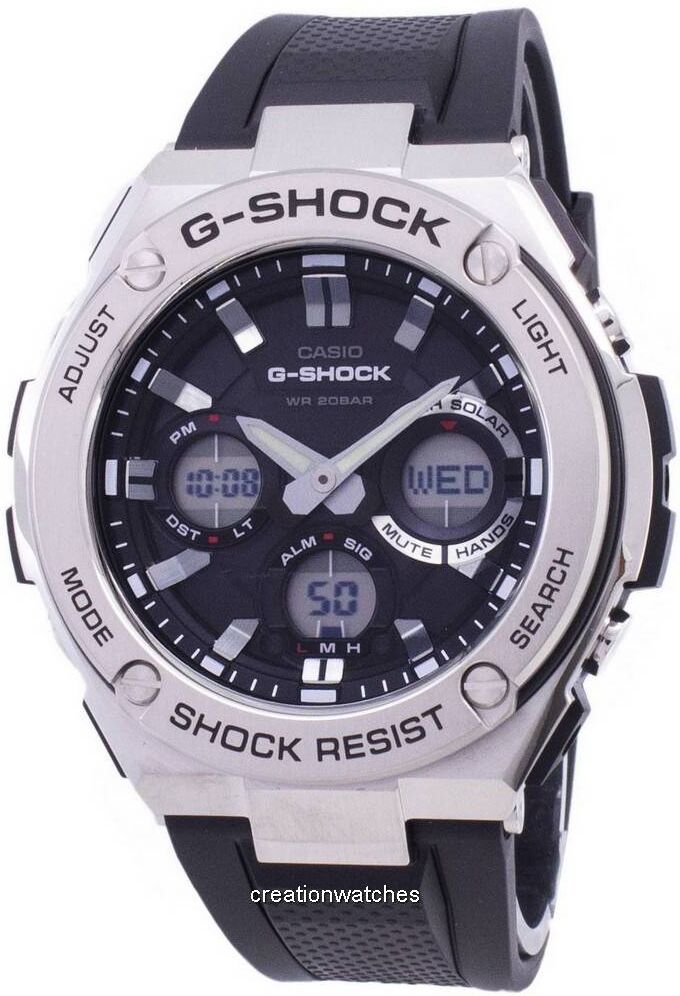 Casio G-Shock G-STEEL Analog-Digital World Time GST-S110-1A GSTS110-1A Mens Watch