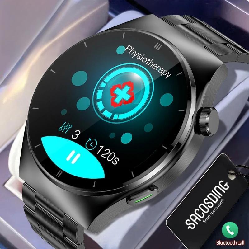 SACOSDING Smart Watch  Bluetooth Call SOS With Blood Pressure Blood Oxygen Watch Heart Rate Monitor Health Smartwatch