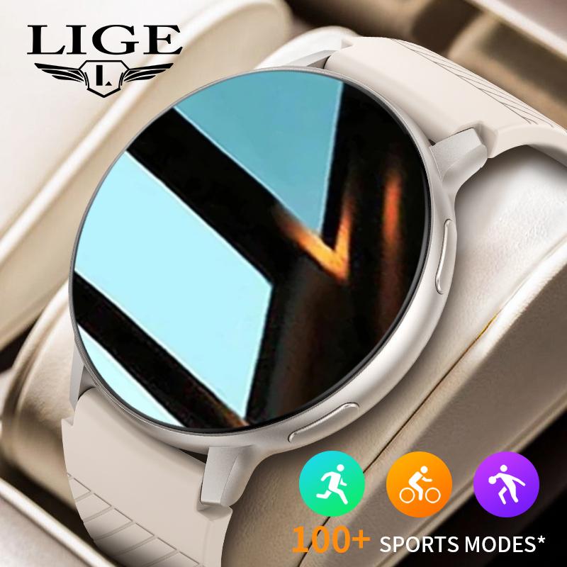 LIGE 2023 New Smart Watch Outdoor Sports Fitness Bracelet Bluetooth Call Health Management Smart Bracelet For Android IOS