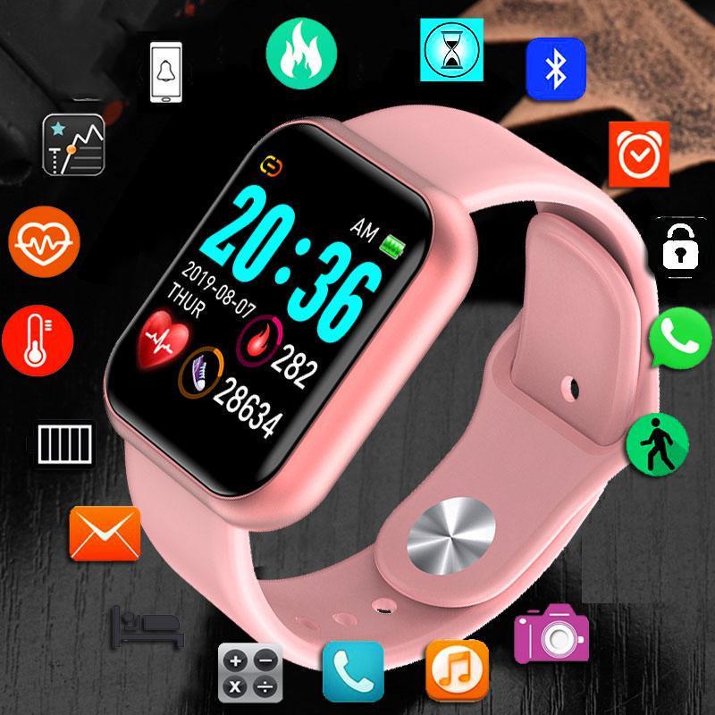 ElectronicMall The Y68 smartwatch with a 1.3 inch screen, IP67 water protection and a pulsometer