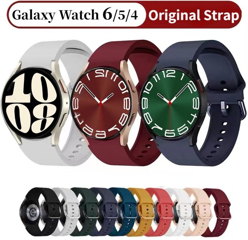 maoxiaowei 20mm watch Strap For Samsung Galaxy Watch 5/4 44mm 40mm wristband Silicone Bracelet Galaxy Watch 6 classic/5 pro 47mm 43mm 45mm