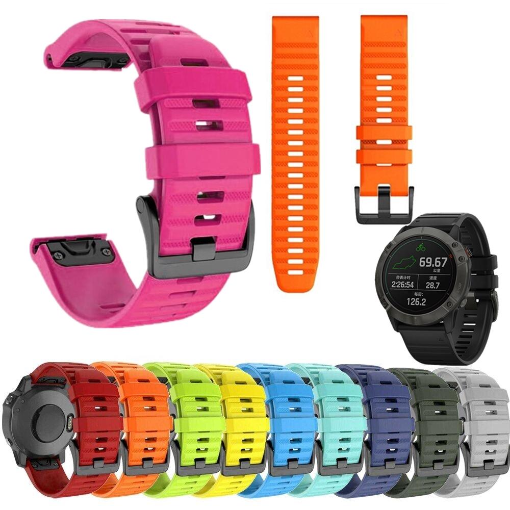 bushoukeji01 20mm 22mm 26mm Quick Release Strap for Garmin Fenix7 7s 6X 6 5S Plus Instinct 2s G1 Mk2 Strap for Garmin Tactix7 Pro Quatix 7x Approach S70 D2