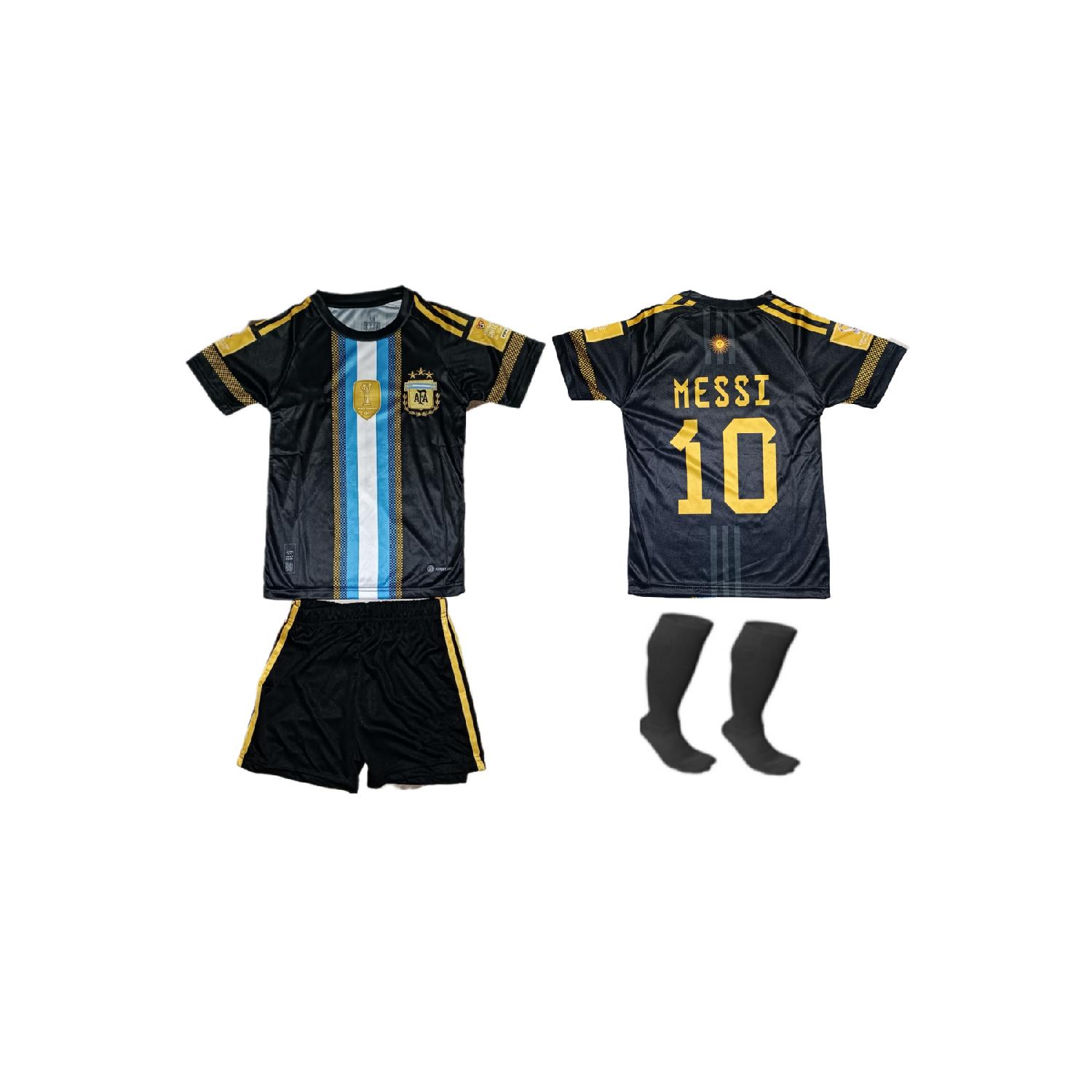 Palmiye Clothing & Footwear & Accessories Messi Kids Jersey Shorts Leggings Set