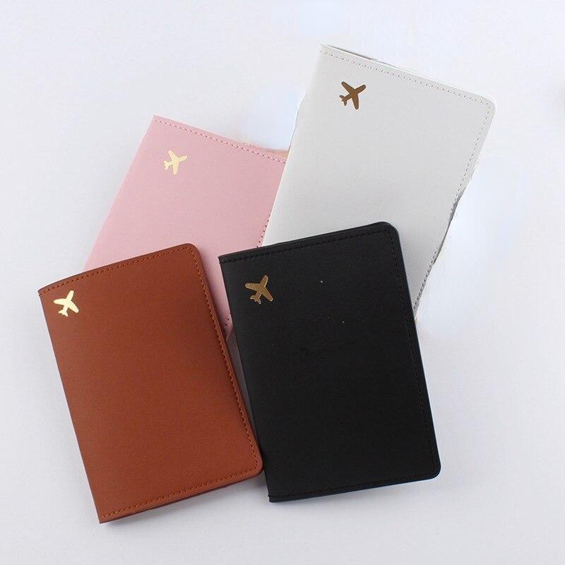 Singular-bag PU Leather Passport Cover Case Holder with ID Credit Card Slot Card Document Pocket Wallet for Travel Passport Sleeve