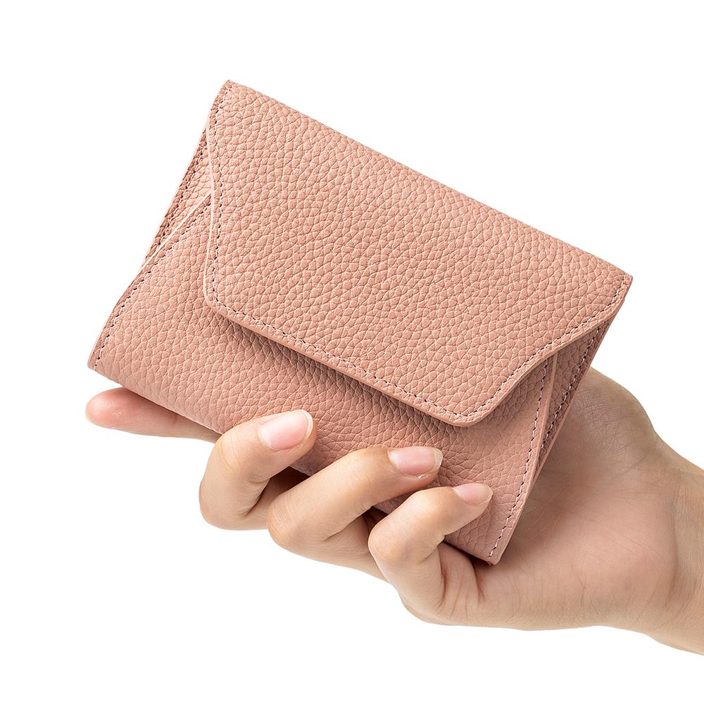 Zency Women's Genuine Leather Wallet Case Small Fashin High Quality Credit Card Bag Money Bags Female Coin Purse Organizer Pouch