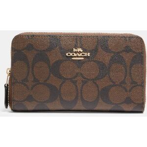 Coach Medium Id Zip Wallet In Signature Canvas