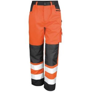 Result Safeguard Adults Unisex Hi Viz Cargo Trousers (Pack Of 2)