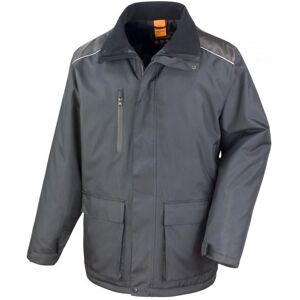 Result Mens Work-Guard Vostex Long Coat / Workwear (Waterproof & Windproof)