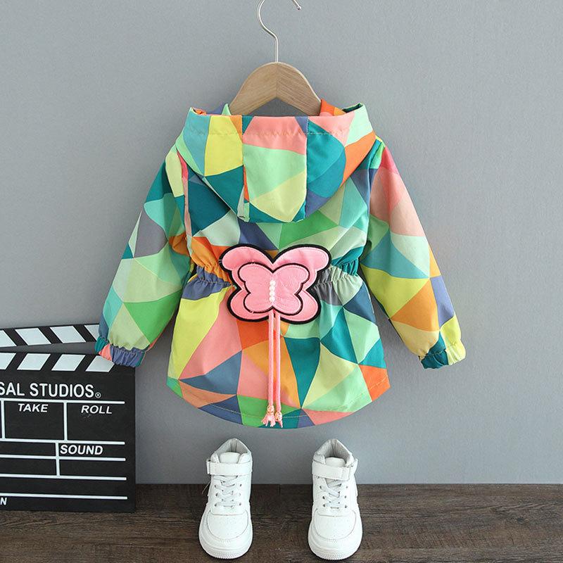 MAITA Childrenswear Infant Spring Autumn Children Girl Butterfly Hoodies Jacket Coat Clothes Baby Outerwear Child Kids WindBreaker Clothing Outfits