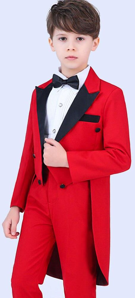 LOULOUAVO Party Clothing Shirt + Bow Tie Set Children'S Long Sleeve Suit