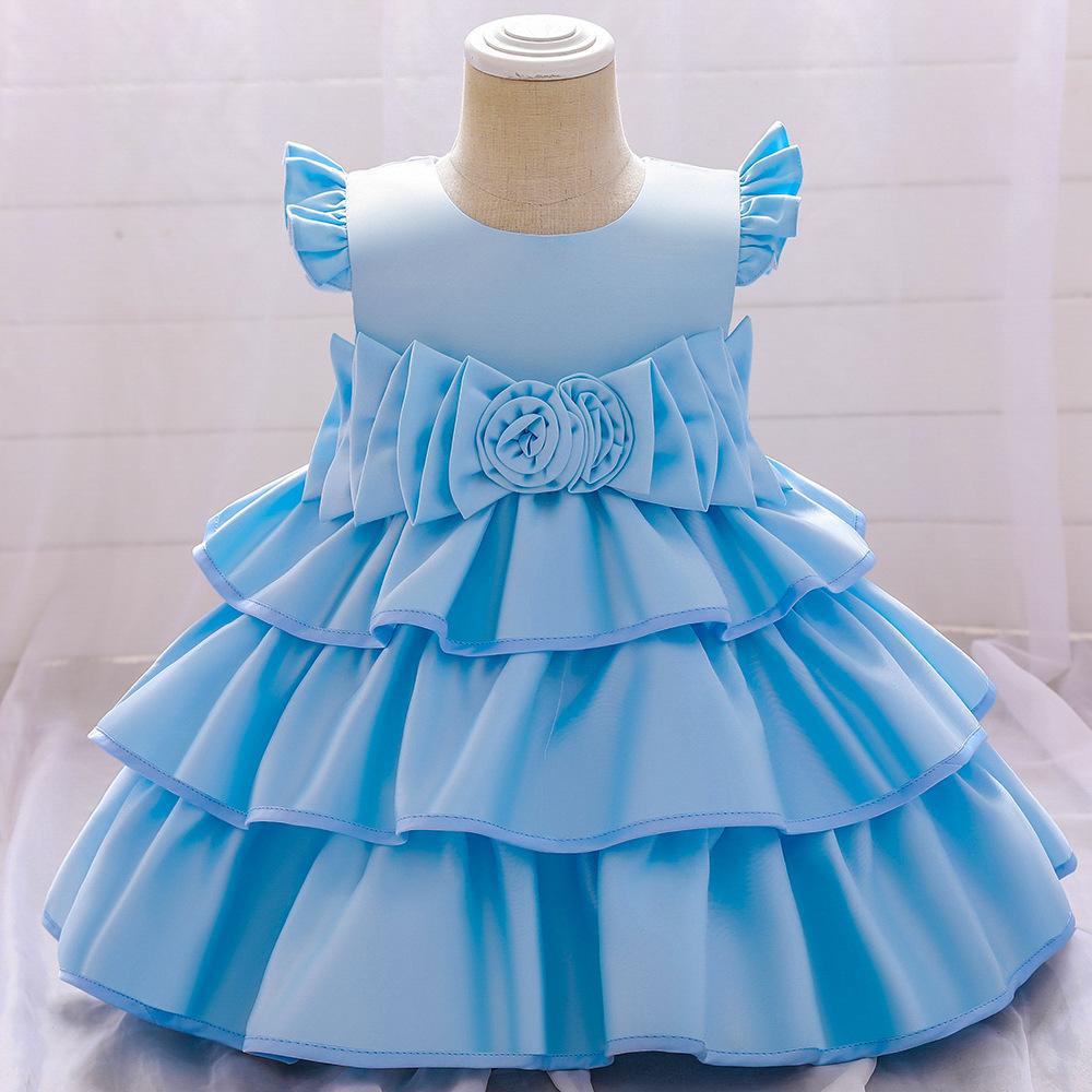 Baby Dress Clothing CO.Ltd Euro Style Newborn Dresses Teens Party Wedding Ball Gown Princess Bridesmaid Costume Kids Clothes Children's Evening Clothing Vestidos