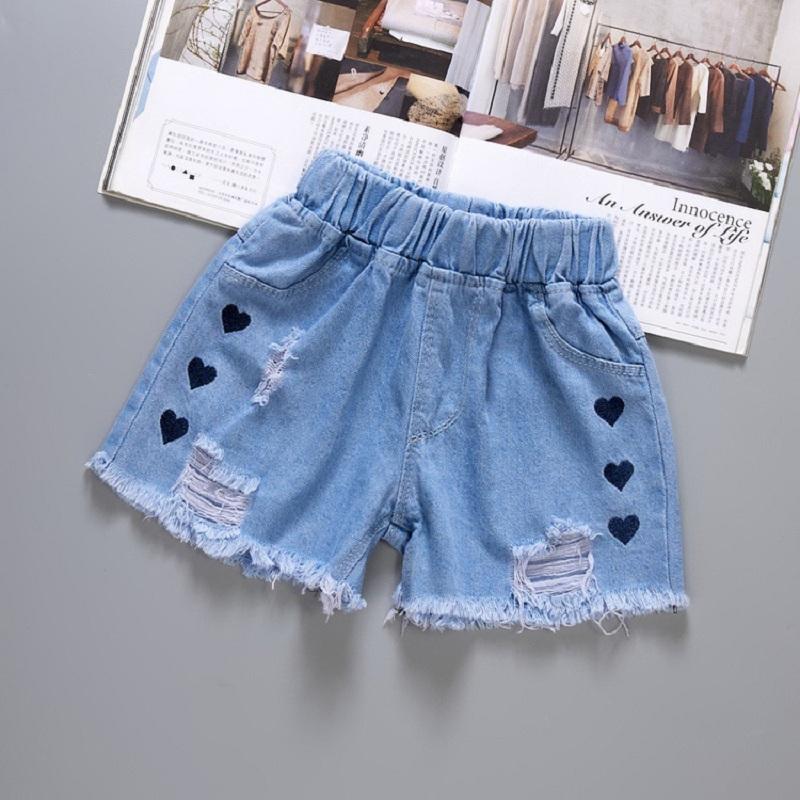 DSorothy Summer Kids Shorts Girls Denim Shorts Fashion Girl Short Princess Jeans Children Pants Girls Shorts Flower Girls Clothing