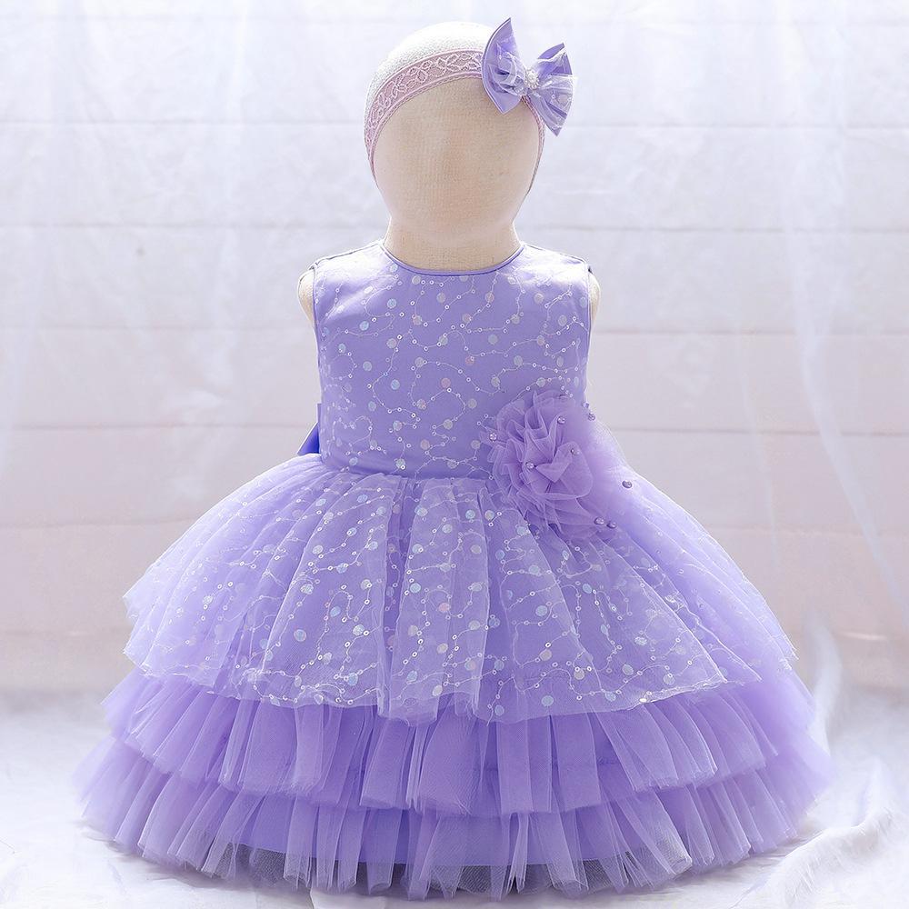 Baby Dress Clothing CO.Ltd Baby Kids Tutu Birthday Princess formal Dress for Girls Infant Lace Children Elegant Dress Clothing for Girl Baby Girls pageant Clothes