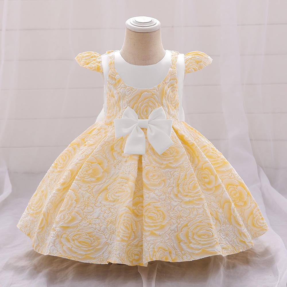 Baby Dress Clothing CO.Ltd Newborn Toddler Champagne dress Baby Girl 1st Birthday Children's Clothing Beading Princess Party Costume Christening dresses 0-2 Years