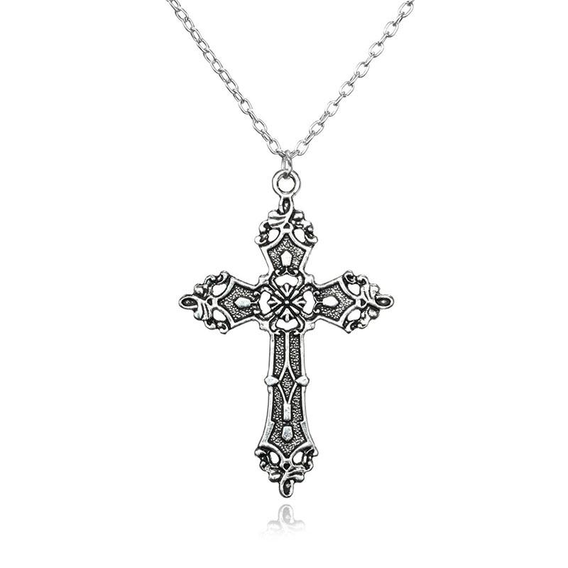 Taylor Erotic Lingerie Vintage Crosses Pendant Necklace Goth Jewelry Accessories Gothic Grunge Chain Y2k Fashion Women Cheap Things