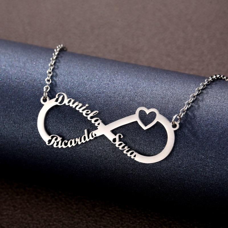 Taylor Erotic Lingerie Stainless Steel Customized Name Necklaces for Women Personalized Necklace Stethoscope Letter Heart Butterfly Pendant Jewelry