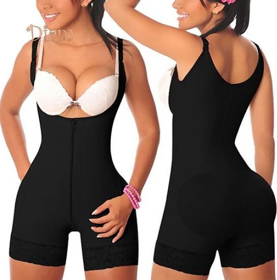 Lingerie Women Sexy Lift Butt Full Seamless Underbust Shoulder Strap Bustier Shapewear