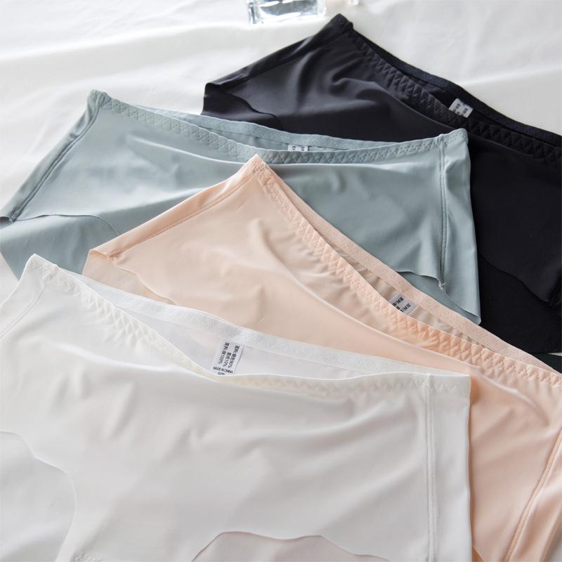 Keidol Panty Women Panties Breathable Seamless Silk Underwear Lady Underpants Lingerie Plus Size Briefs