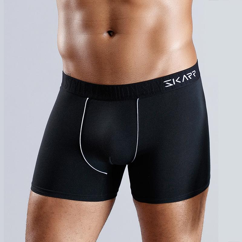 BONITOS 1Pcs Print Men's Underpants Cotton Boxers Sexy Men Underwear