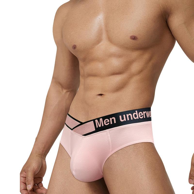 Yuda Lighting Men's Triangle Pants Laser V-belt Underwear Modal Triangle Men's Underwear