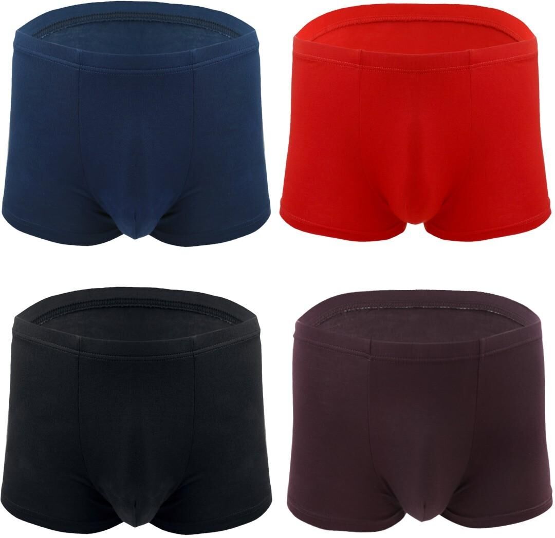 iEFiEL Men's Bamboo Fiber Boxer Shorts Plus Larger Trunks Breathable Underwear Lingerie