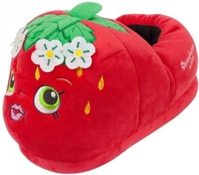 Shopkins Womens / Ladies Strawberry Kiss 3D Slippers