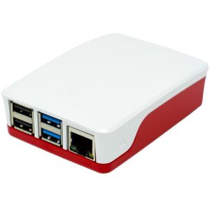 official Raspberry Pi 4 case red and white