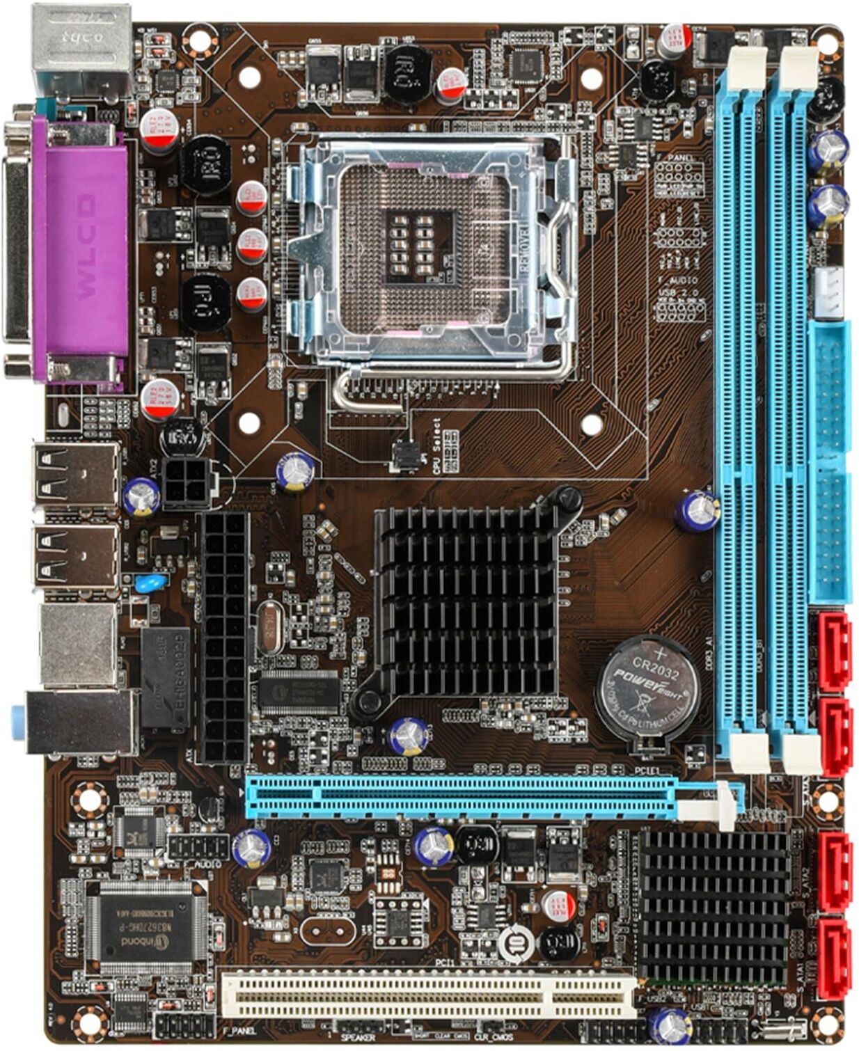 TOMTOP JMS Computer Motherboard LGA775771 CPU Support intel Core 2 and Celeron 400, Pentium 4, Pentium EE, D