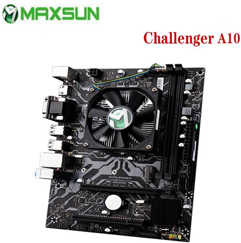 MAXSUN Motherboard A10 Quad Core Super Onboard AMD CPU RX452BB Graphics Card RAM DDR3 SATA3 Full New