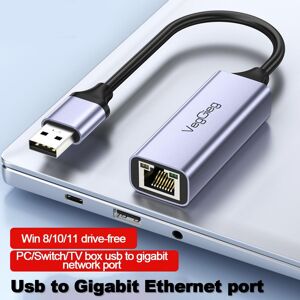 YJMP Electronic USB 3.0 100Mbps Network Card High Speed Gigabit Ethernet Adapter Type C USB to RJ45 Lan for Tablet PC Laptop Windows