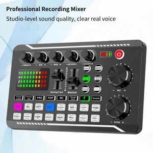 Progressive Student Powerful External Sound Card User-friendly Stable Performance Durable Live Stream Audio Adapter