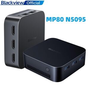 Blackview MP80 Windows 11Pro Intel 11th Gen N5095 Mini PC DDR4 16GB 512GB SSD Desktop Gaming Computer