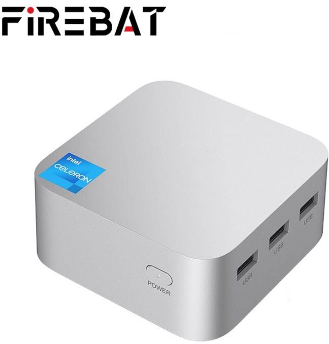 FIREBAT T8 Pro Plus Mini PC Intel Celeron  N100 Desktop Gaming Computer 8GB 16GB 256GB 512GB DDR4 DDR5 WIFI5 BT4.2